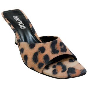 Paris Texas Leopard Print Lorena Mule Sandals
